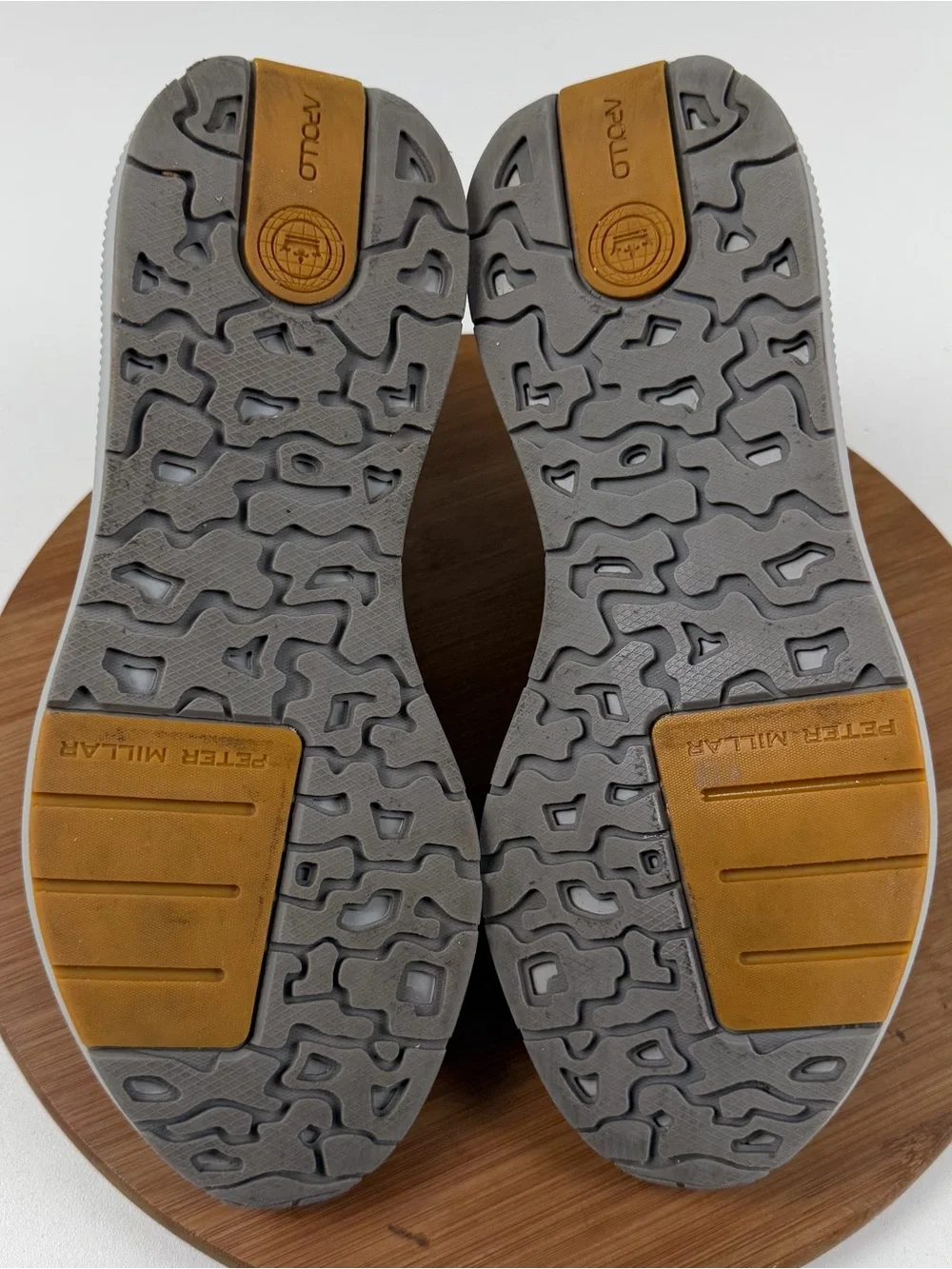 Peter Millar Hyperlight Apollo Gray Knit Sneakers